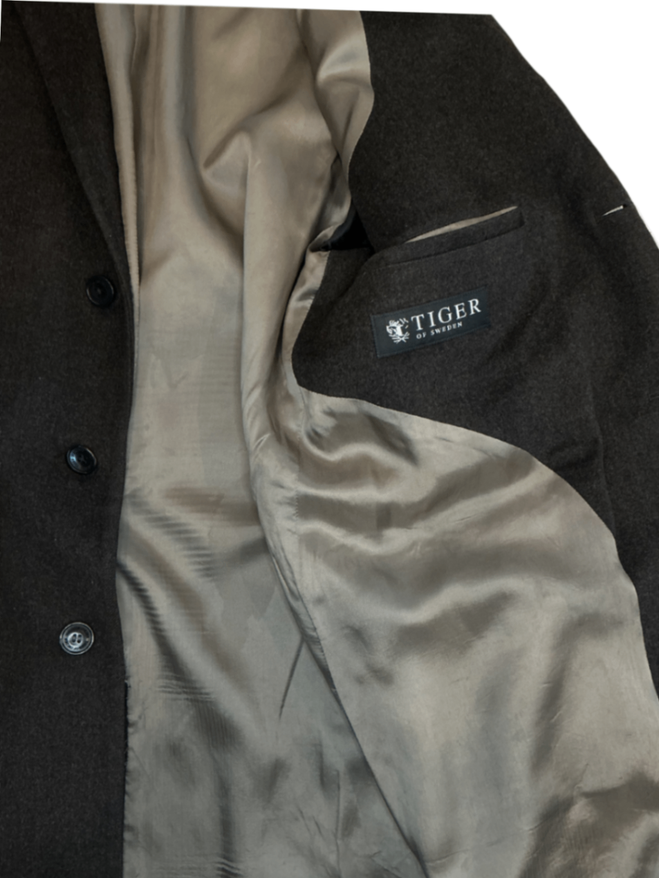 Dempsey Wool Coat Brown / Size 40