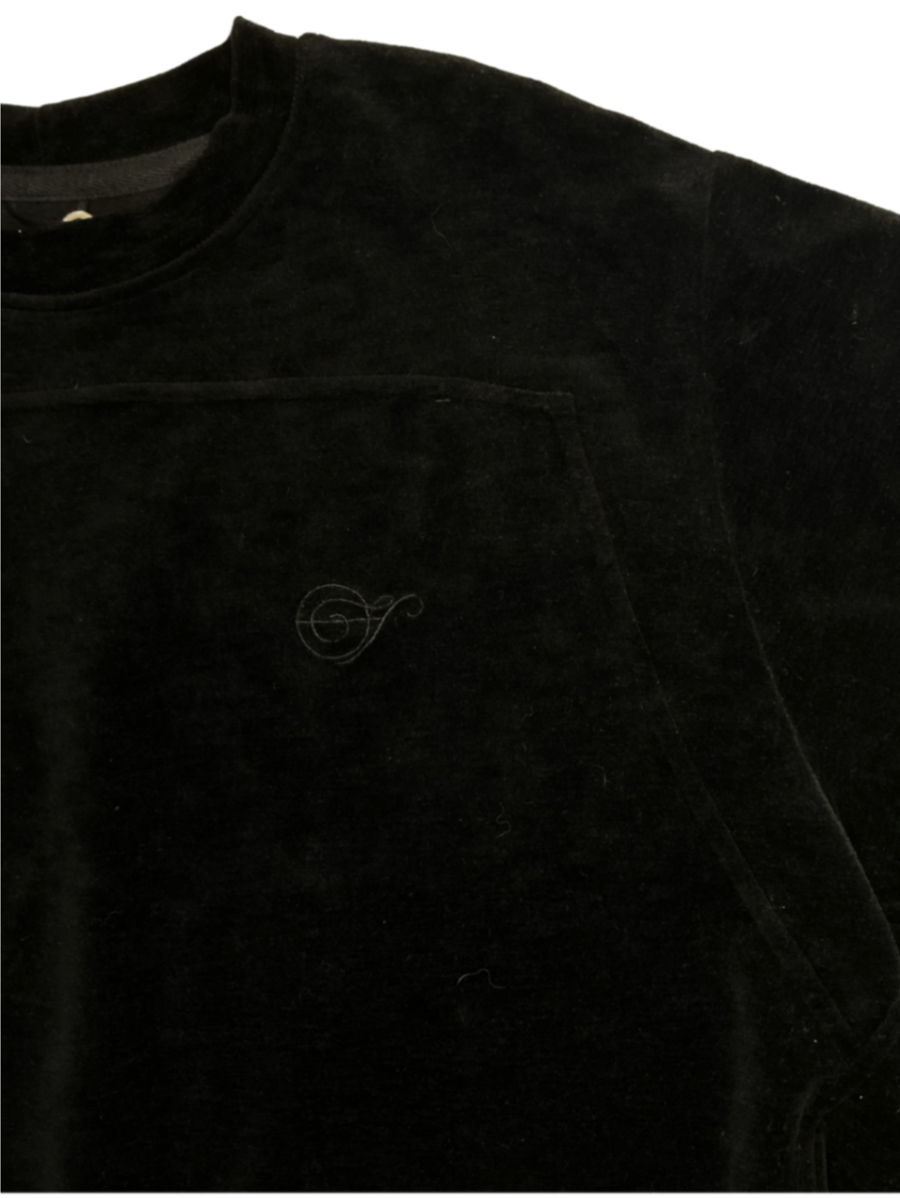 Jide Osifeso x RC Velour Crewneck Black / Size L