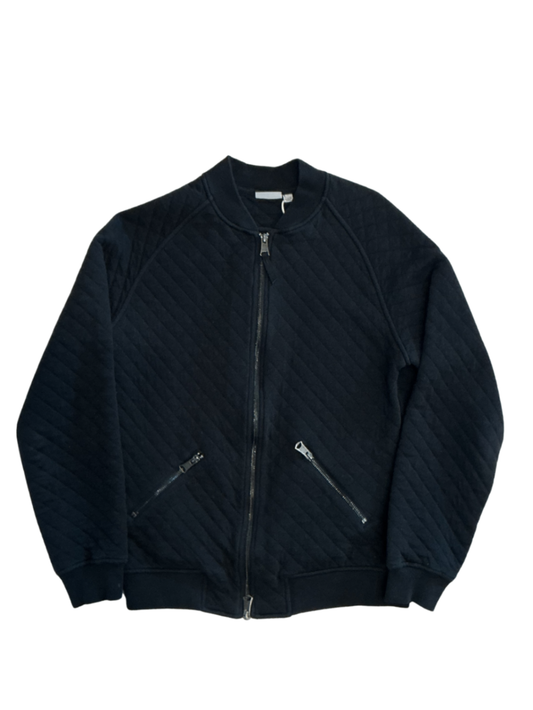 Randy Quilt Jersey Zip Sweater / Size S