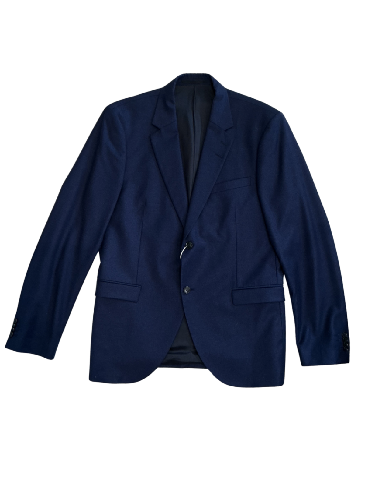 Jamonte Wool Suit Jacket Marled Blue / Size 44