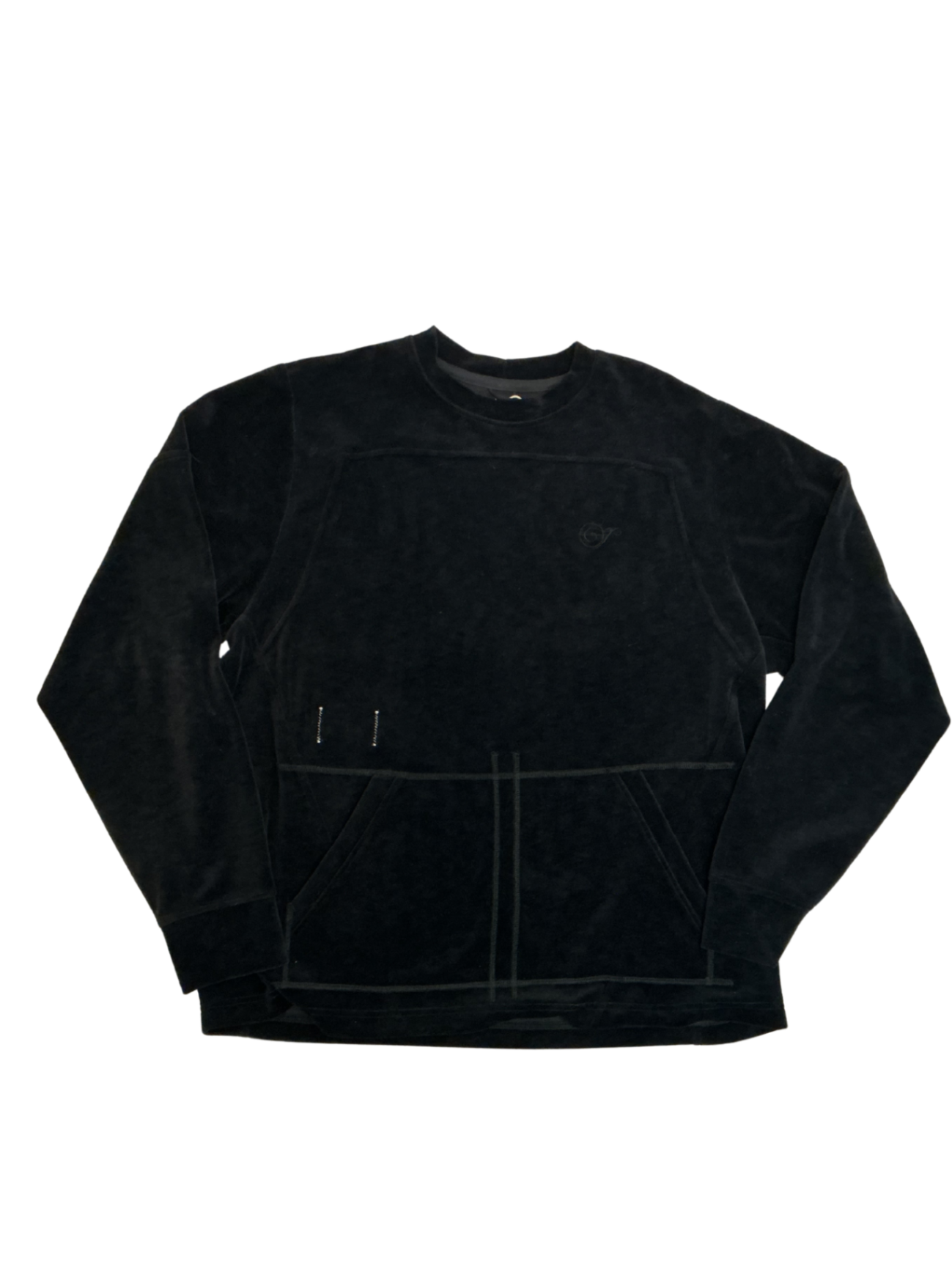 Jide Osifeso x RC Velour Crewneck Black / Size L