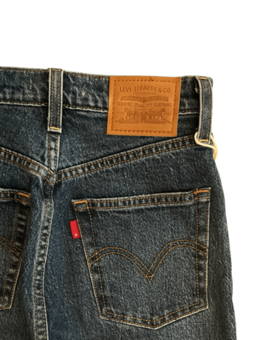 Ribcage Straight Jean Mid Blue / Size 24