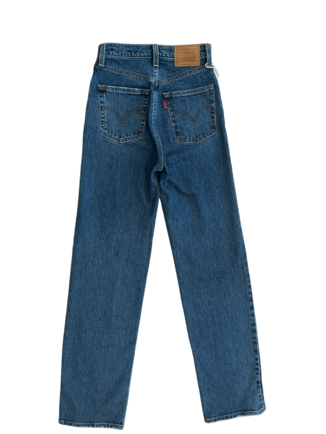 Ribcage Straight Jean Mid Blue / Size 24