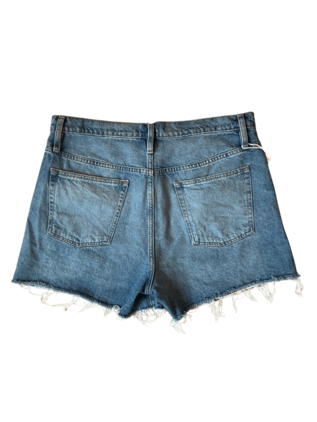Vintage Relaxed Raw Fray Denim Short Libra / Size 30