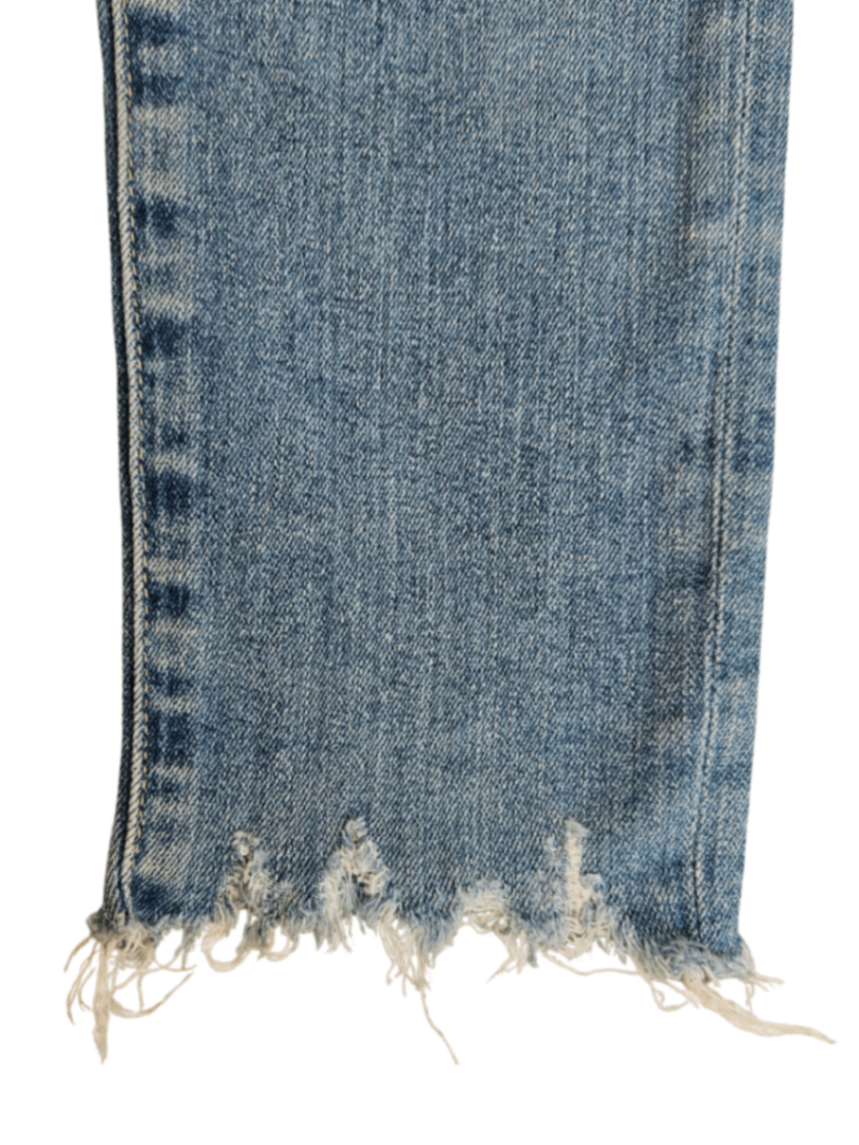 Farrah Skinny Ankle Jean Raw Hem / Size 25