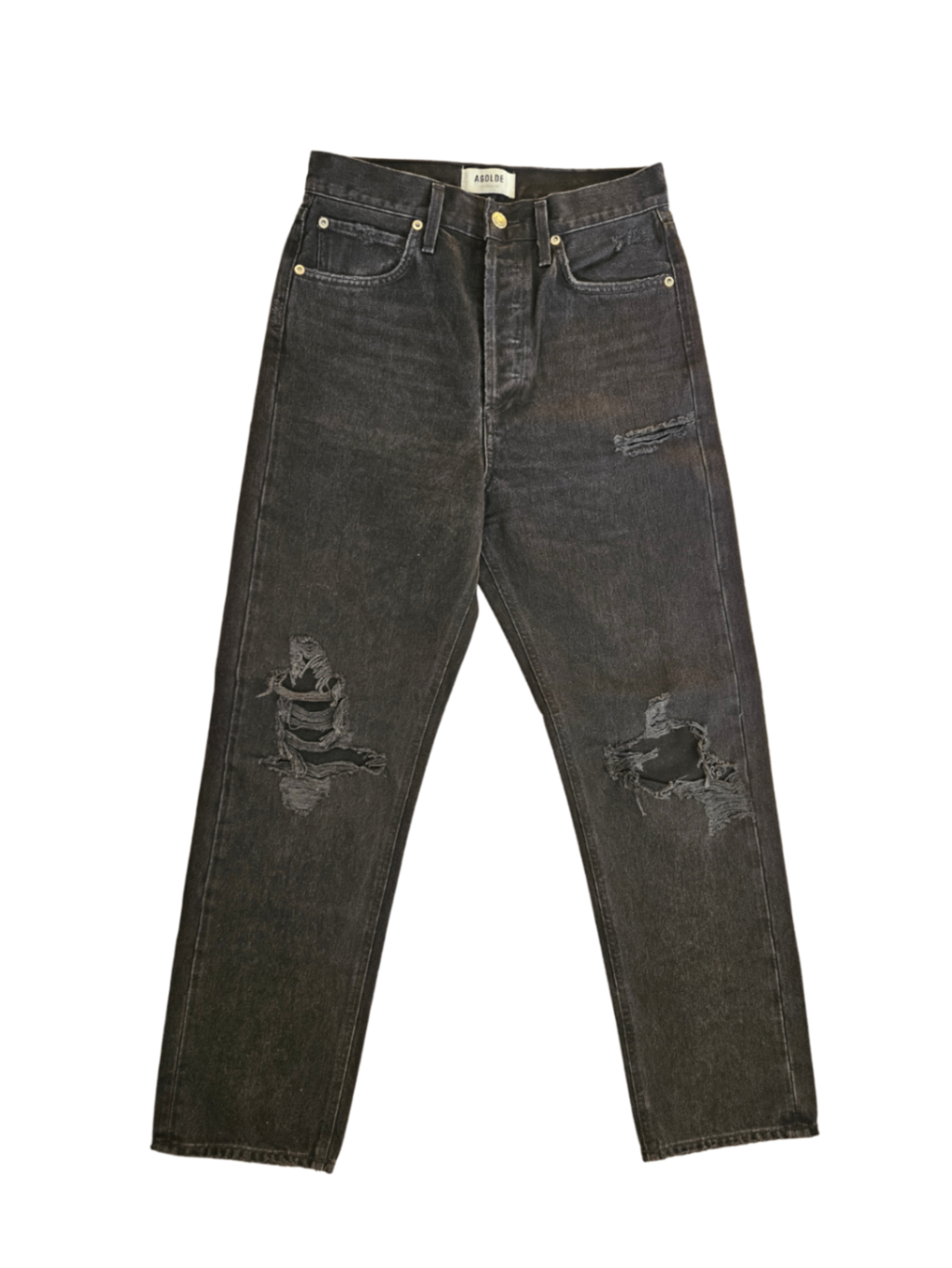 90's Jean Distressed Black / Size 25