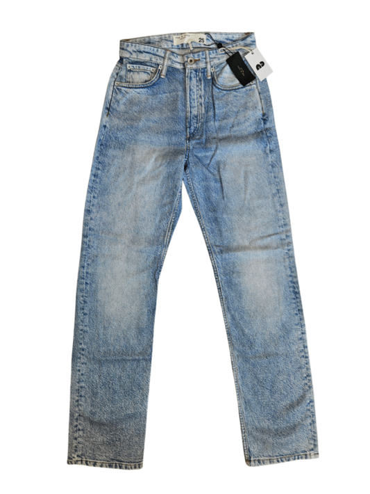 Alex Liquid High Rise Straight Jean Luna / Size 25