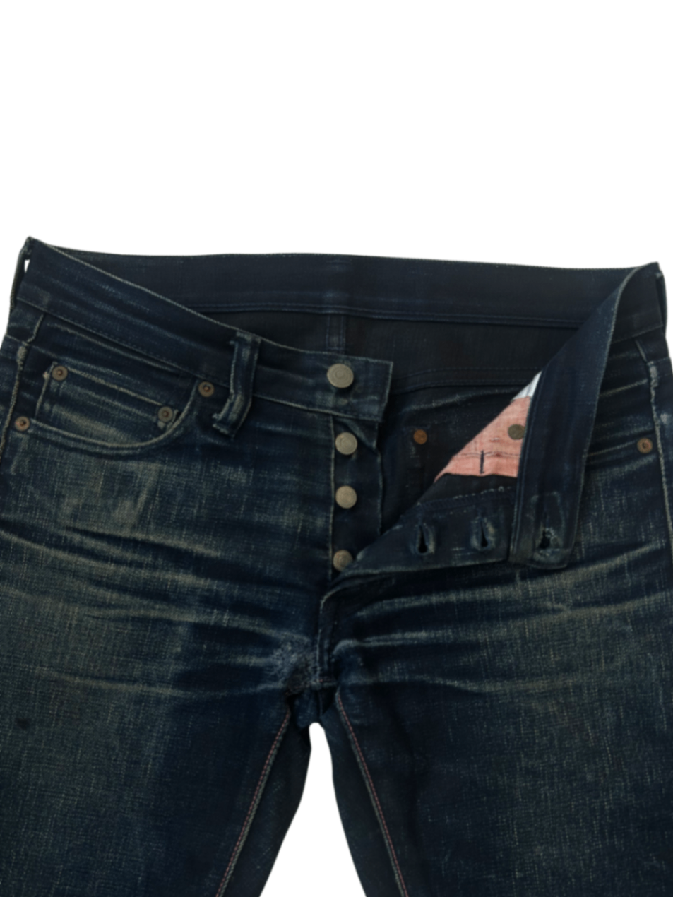 Tight Tapered Selvedge Jeans / Size 30