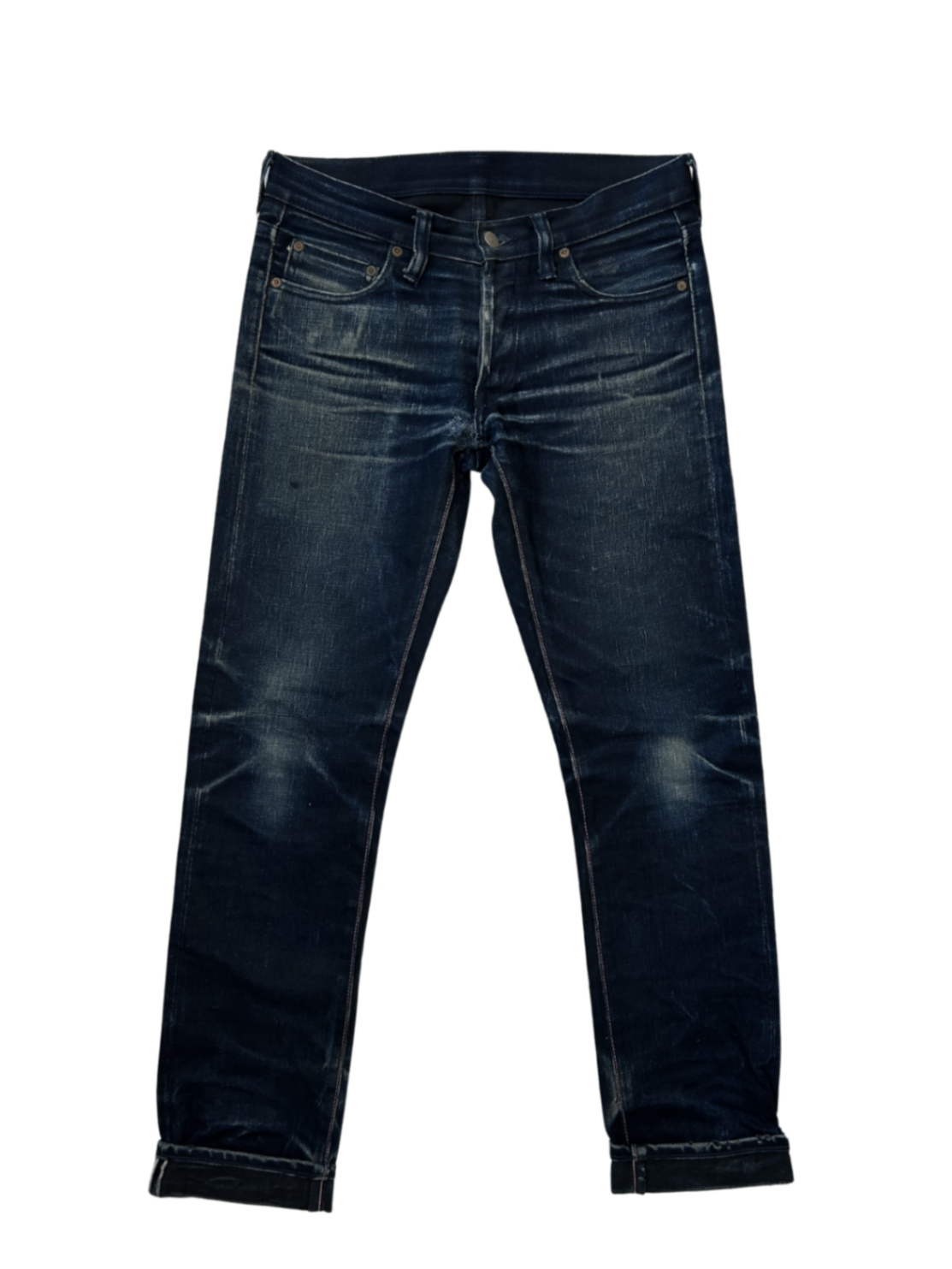 Tight Tapered Selvedge Jeans / Size 30
