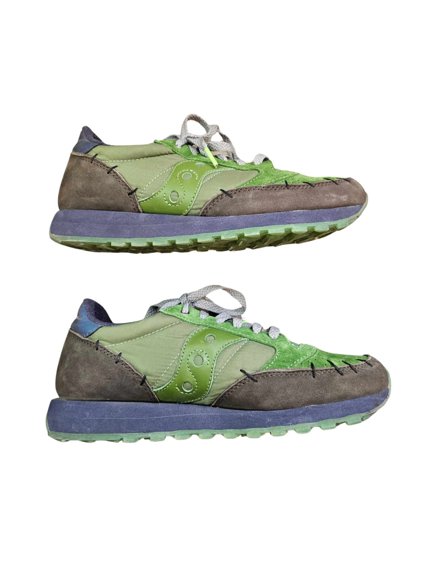 Saucony x Super7 Jazz Original "Frankenstein" Sneaker / Size 8W