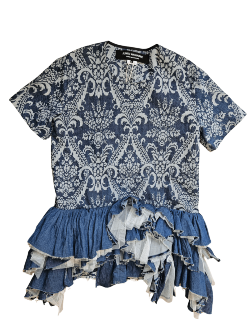Jacquard Denim Dress / Size S