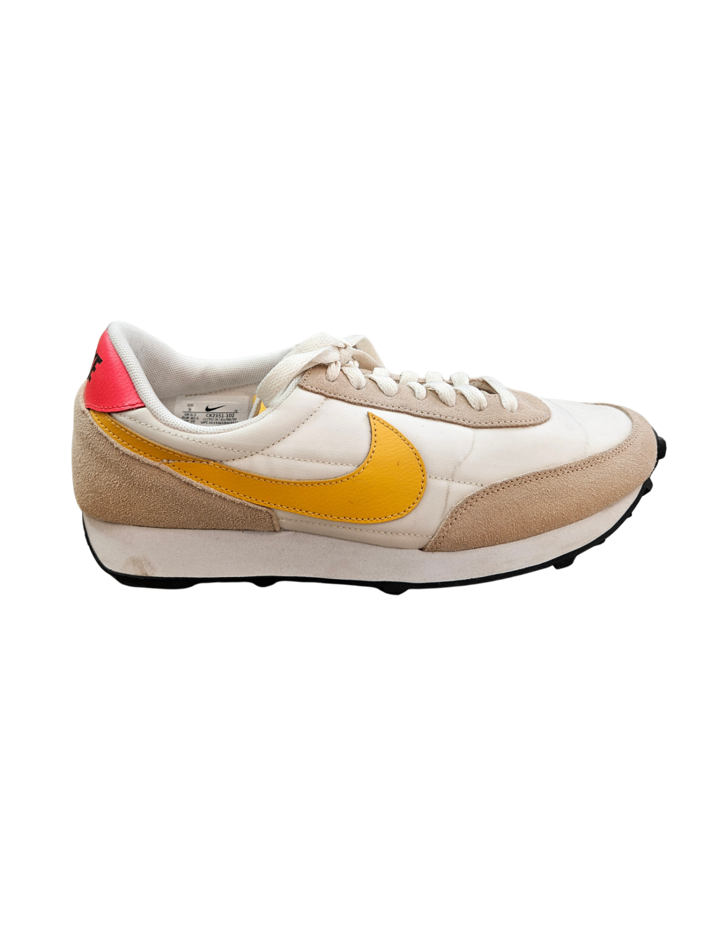 Daybreak Sneaker Pale Ivory/Pollen/Shimmer/Red / Size 9