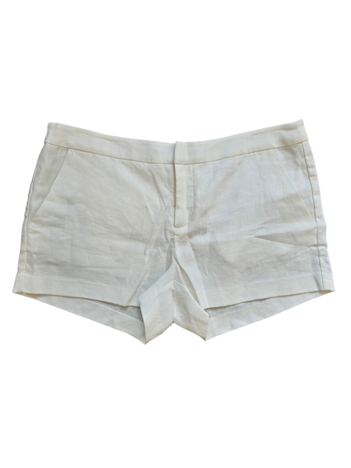 Linen Short White / Size 10