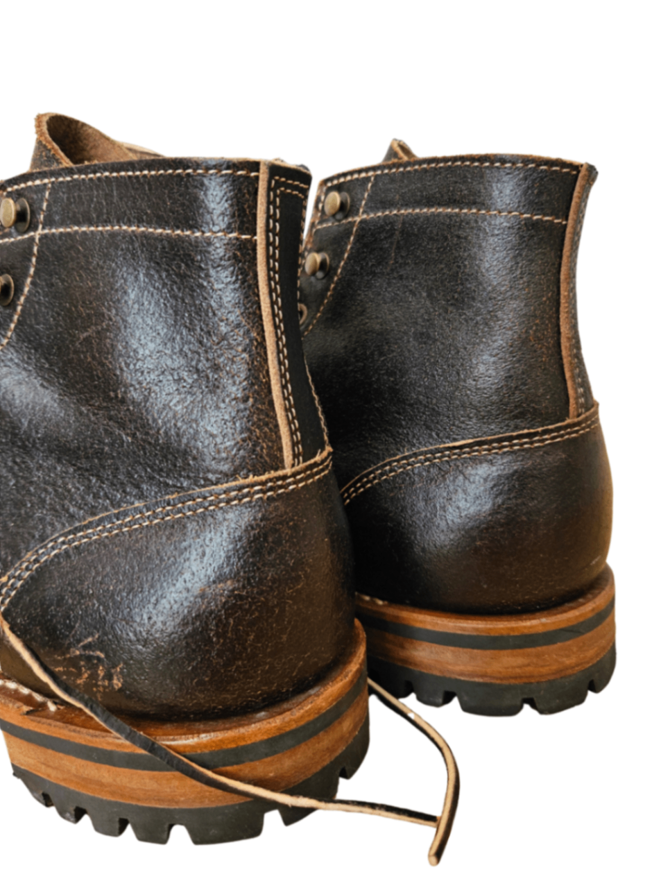 Brown Double Shot Cap Toe Shoe / Size 10.5