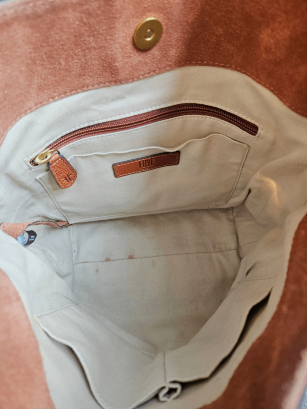 Side Pocket Hobo Tote Cognac / One Size