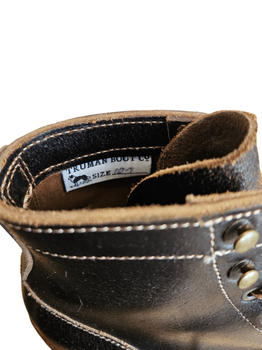 Brown Double Shot Cap Toe Shoe / Size 10.5