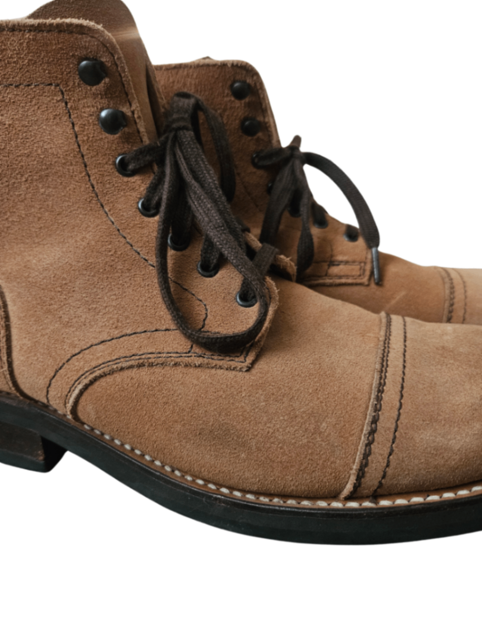Captain Boot Toffee Suede / Size 11.5