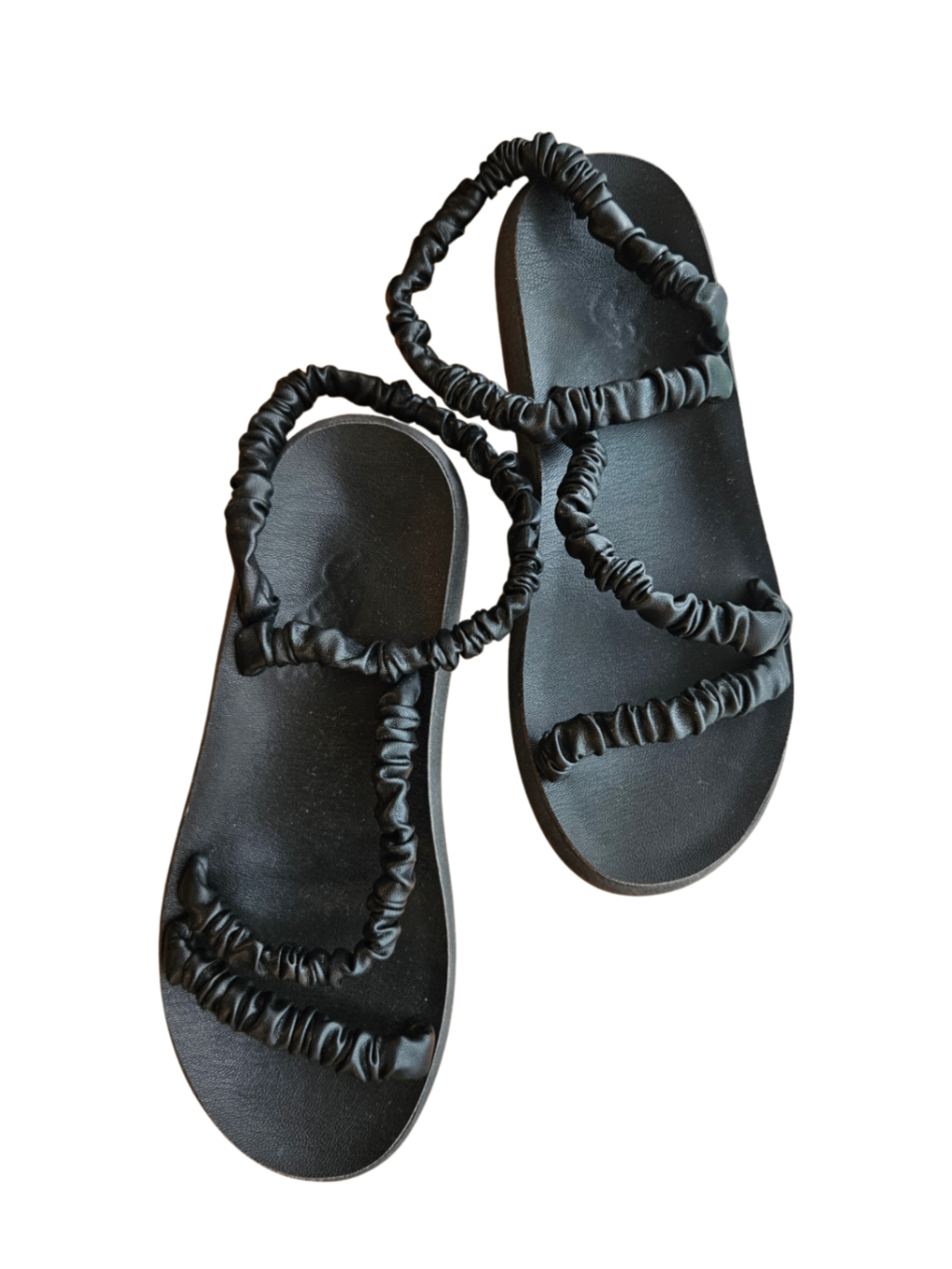 Scrunchie Eleftheria Sandal Black / Size 37