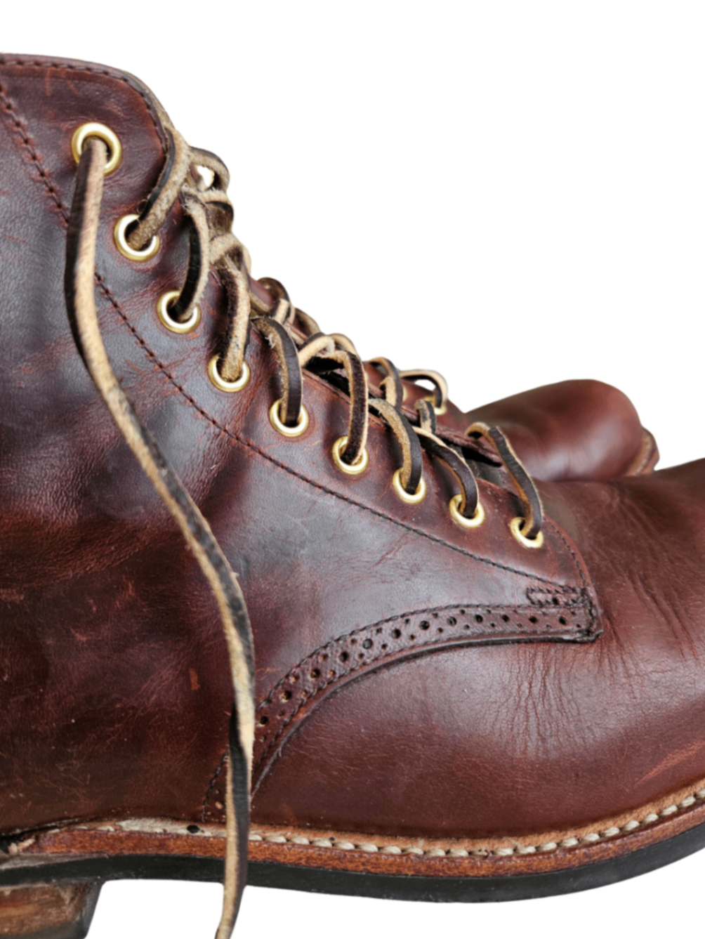 2801 Pecan Tumbled Boot / Size 10