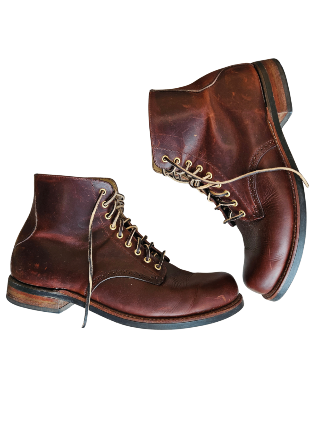 2801 Pecan Tumbled Boot / Size 10