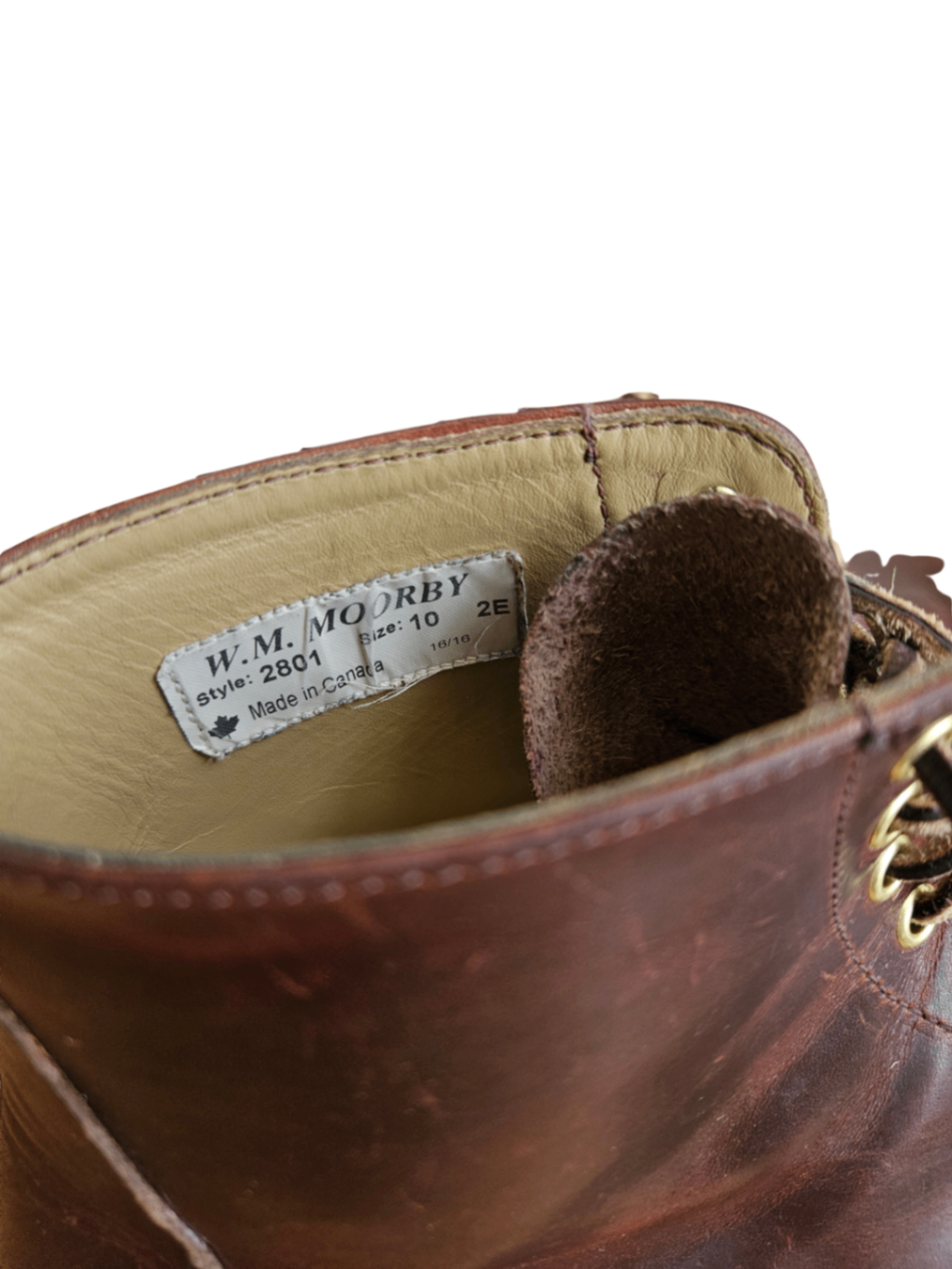 2801 Pecan Tumbled Boot / Size 10