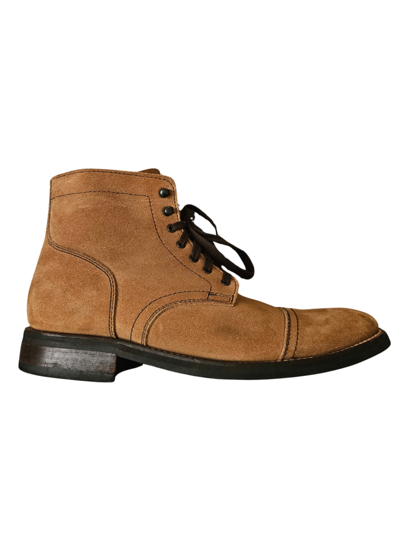 Captain Boot Toffee Suede / Size 11.5