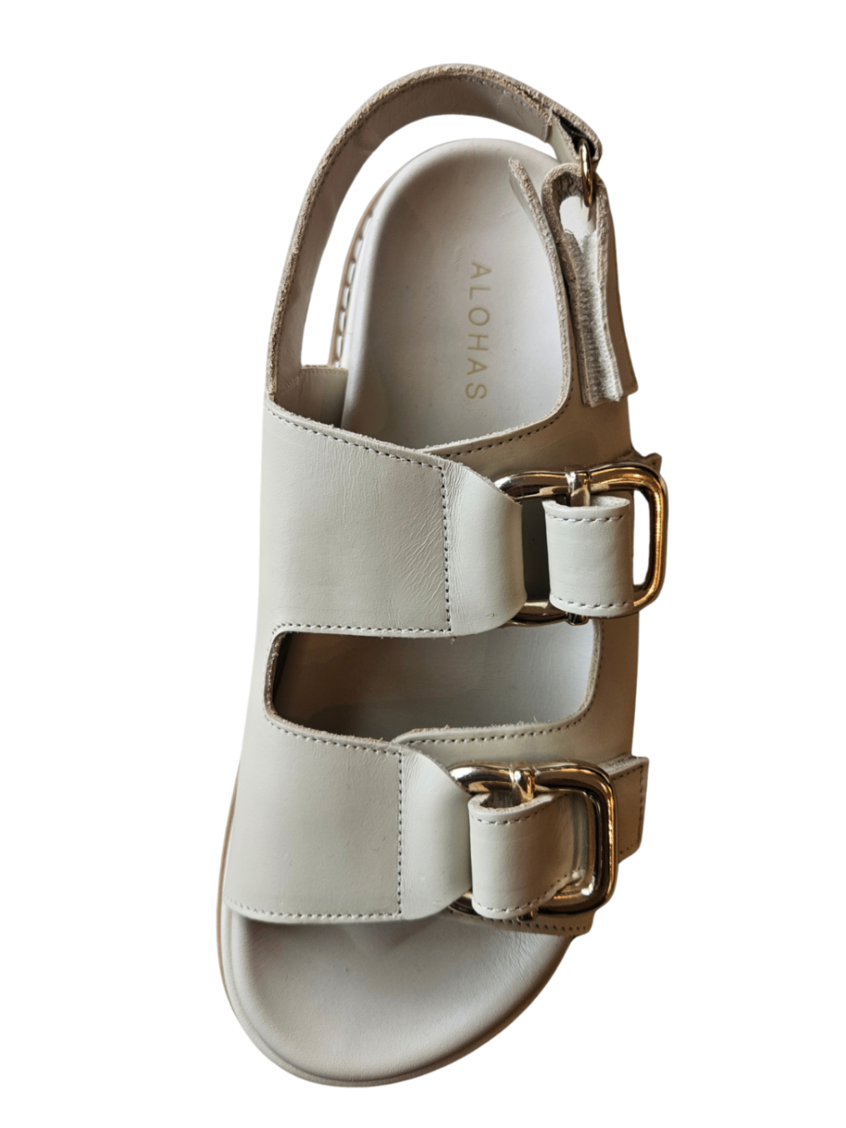 Harper Leather Sandal Ivory / Size 39