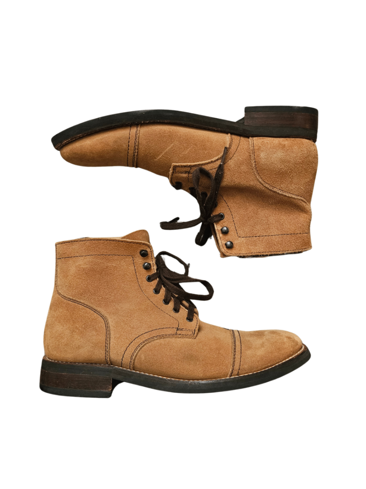 Captain Boot Toffee Suede / Size 11.5