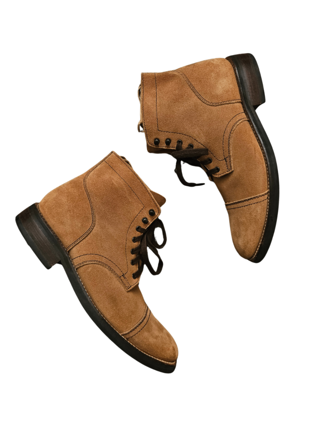 Captain Boot Toffee Suede / Size 11.5