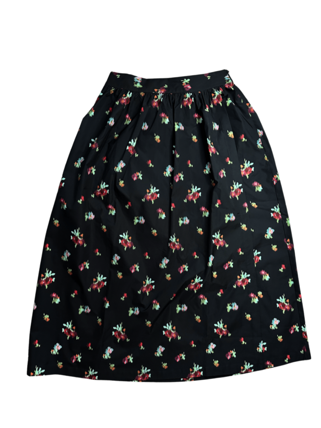 The Krista Skirt Black Ikat Taffeta / Size S