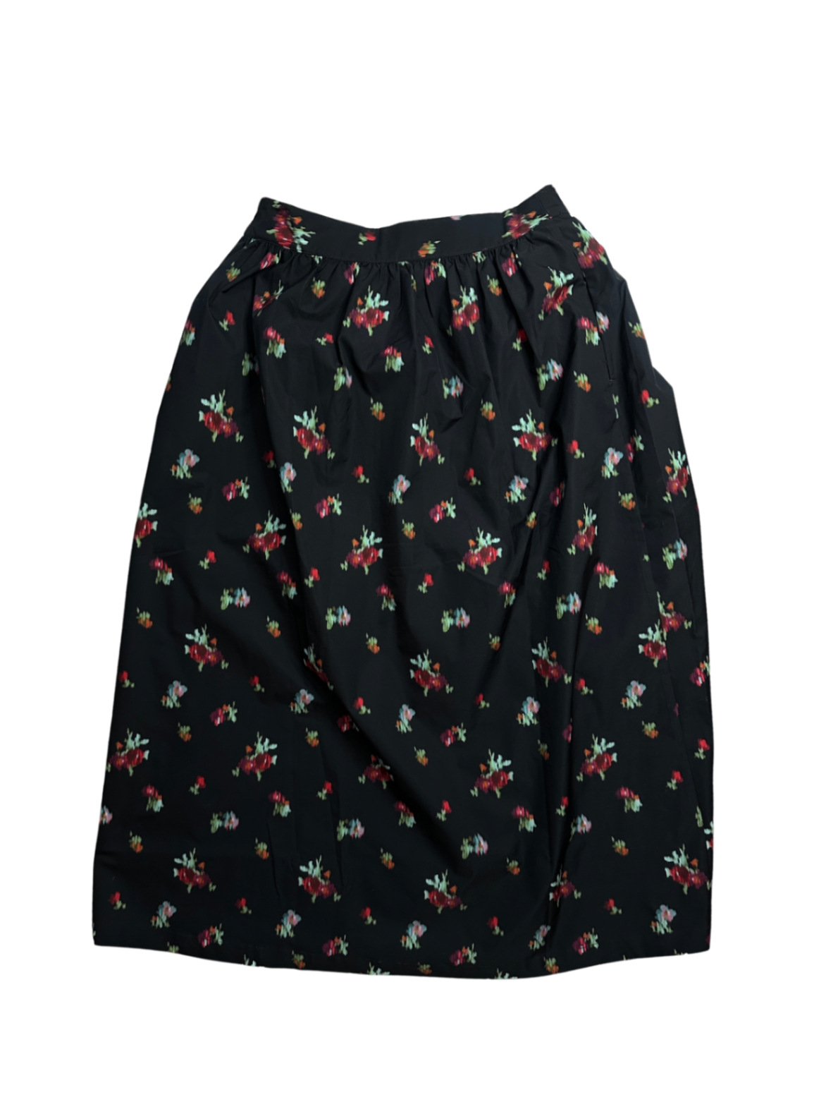The Krista Skirt Black Ikat Taffeta / Size S