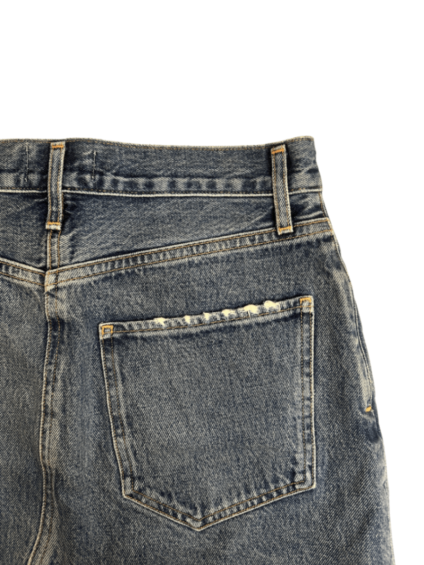Denim Mini Skirt / Size 27