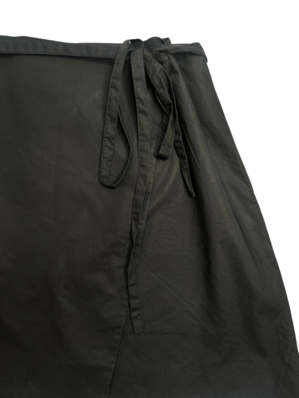 Wrap Mini Skirt Black / Size M