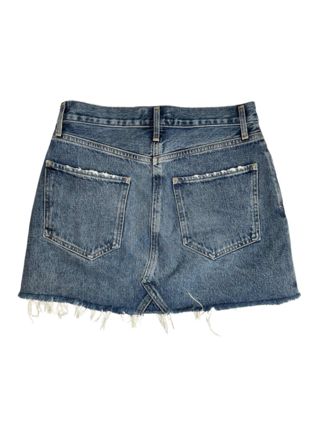Denim Mini Skirt / Size 27