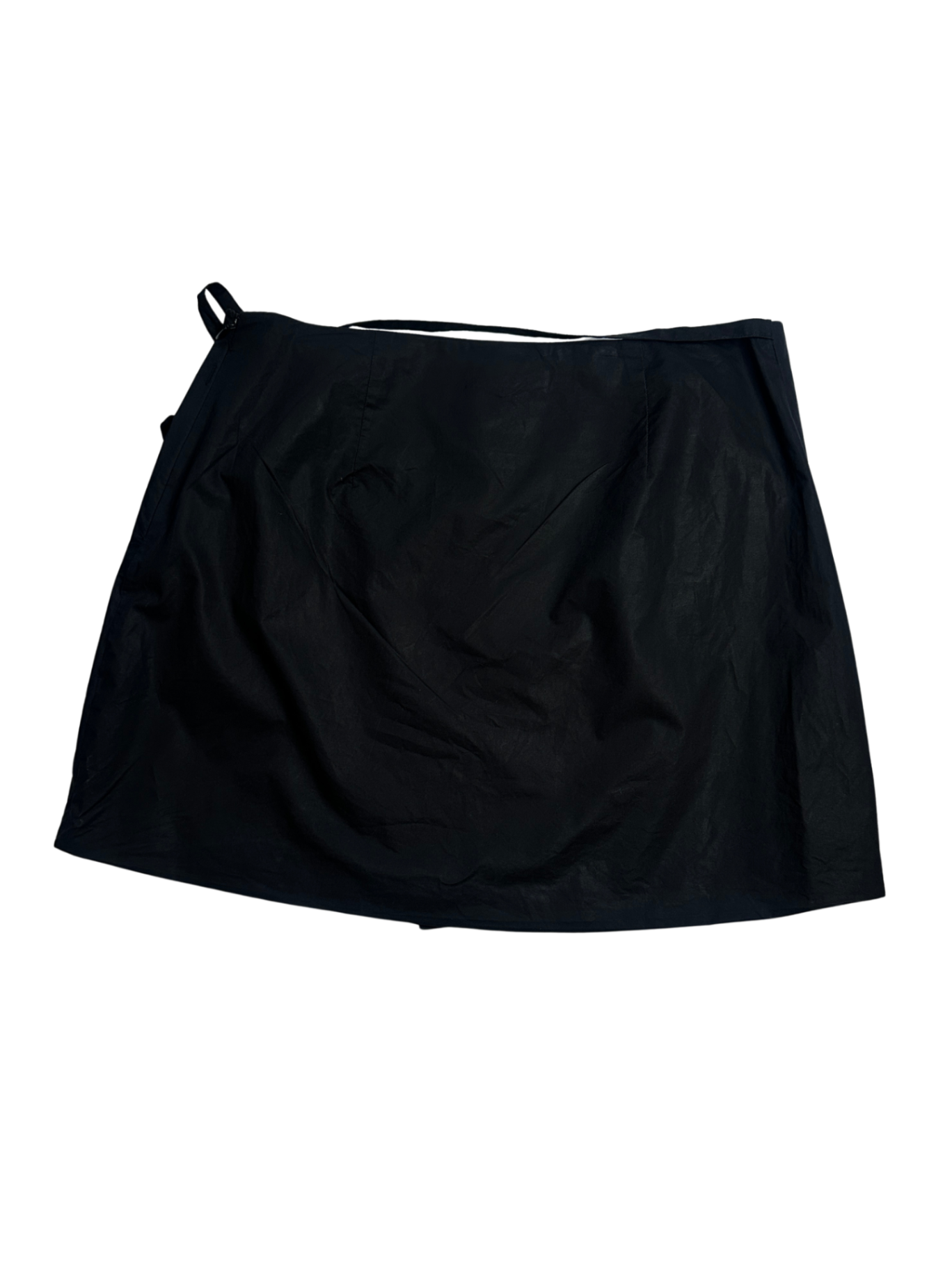 Wrap Mini Skirt Black / Size M