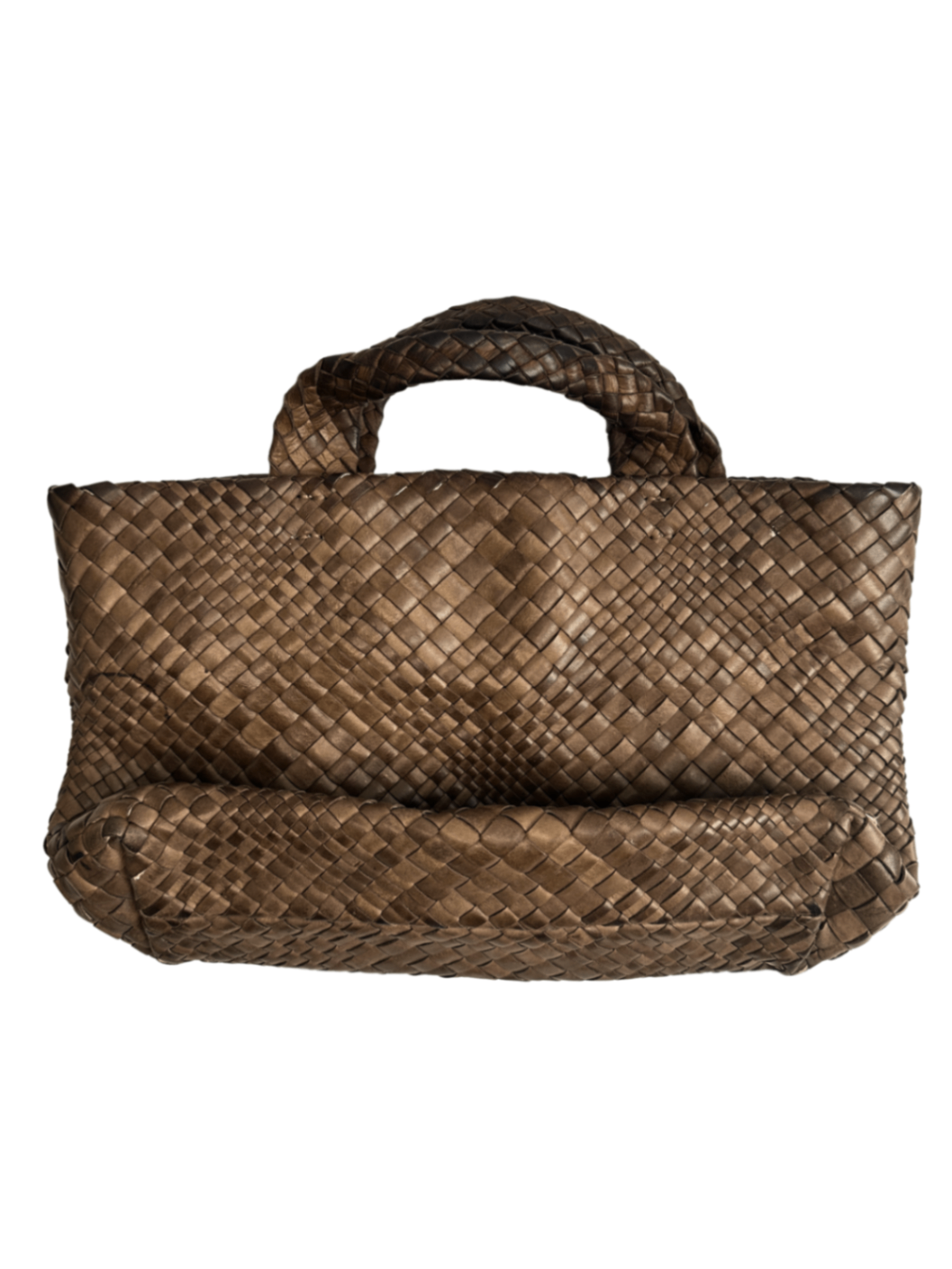 Woven Leather Hobo Bag