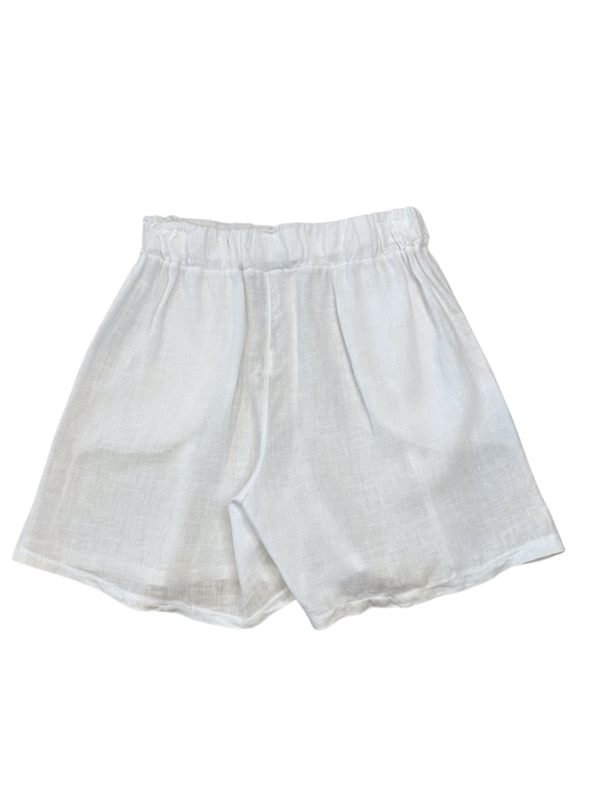 Linen Shorts White / Size XS