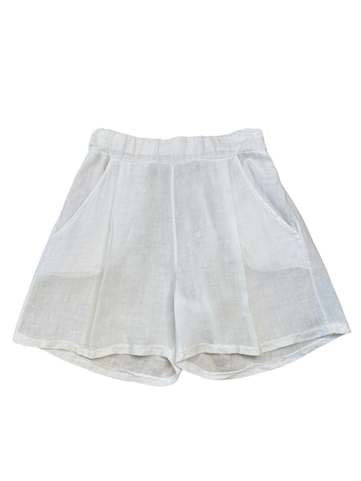Linen Shorts White / Size XS