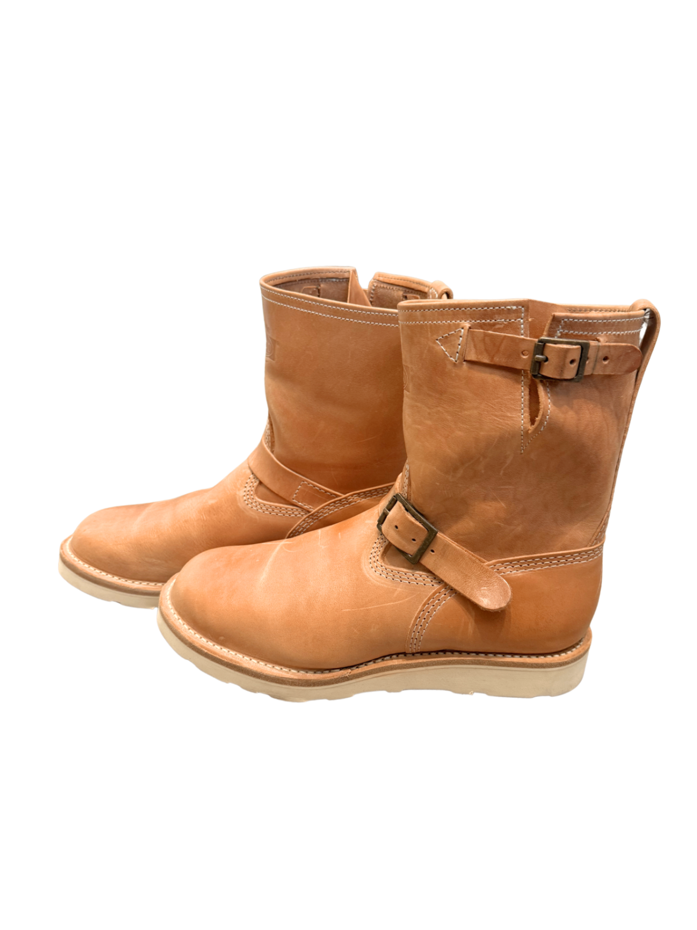 Boss Boot Natural Horsehide / Size 10
