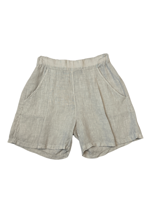 Linen Shorts Grey / Size XS