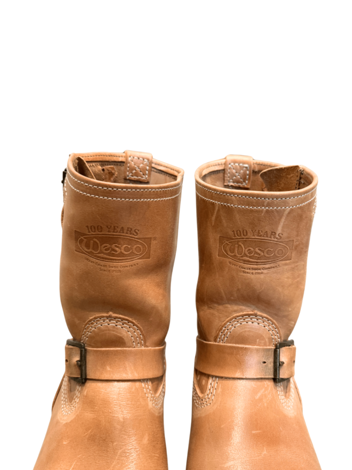 Boss Boot Natural Horsehide / Size 10