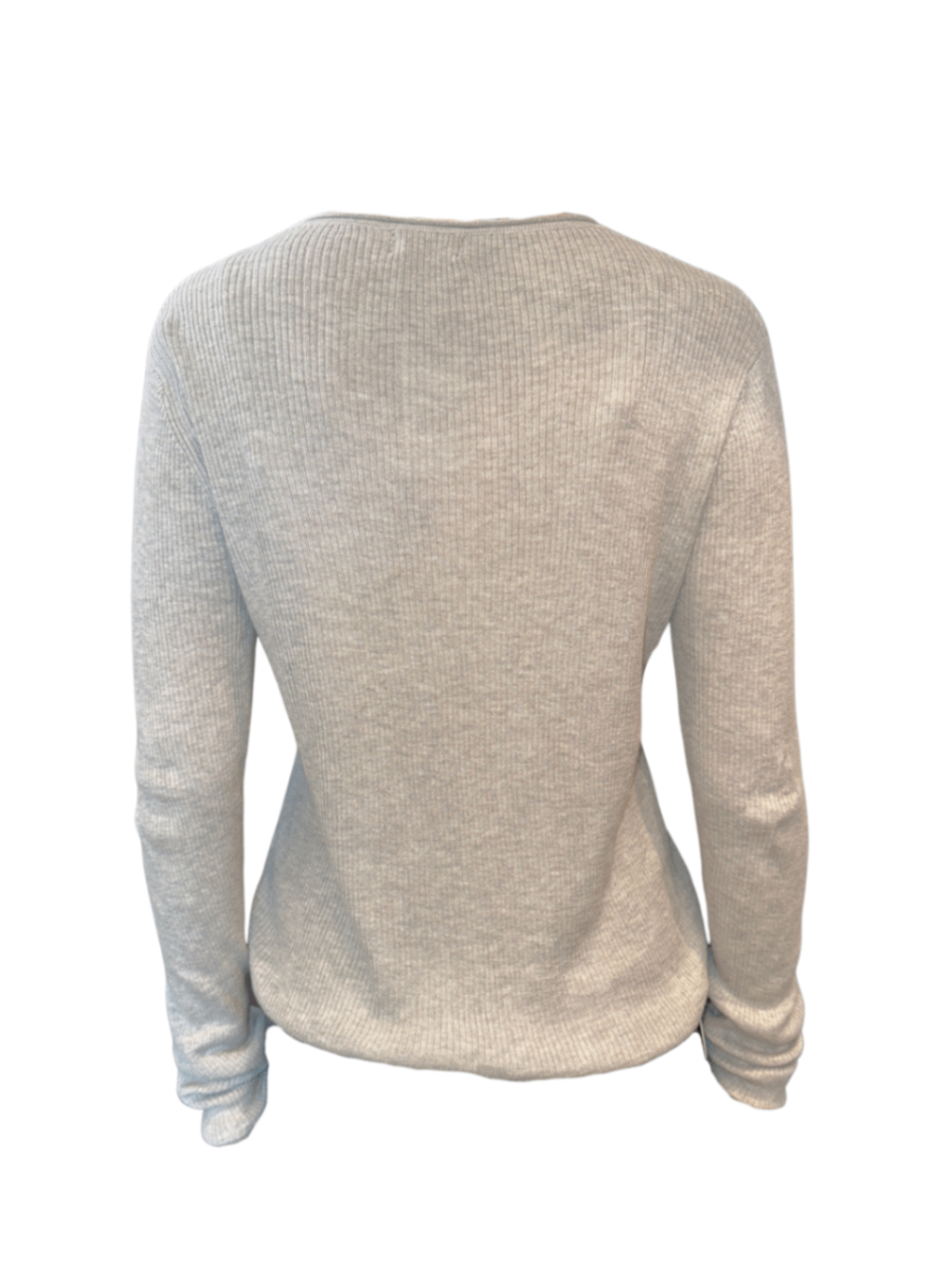 Modal Ribbed Long Sleeve Grey / Size XS