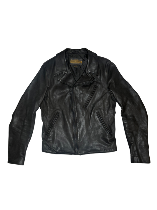P213 Raven Lambskin Perfecto Jacket / Size S
