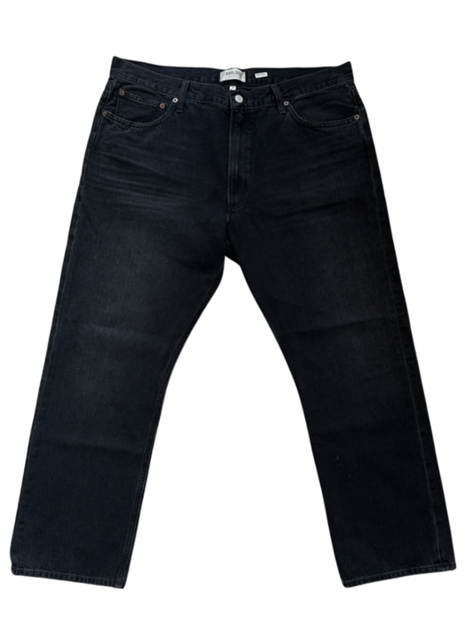 Mia Mid Rise Straight Jean Washed Black / Size 34