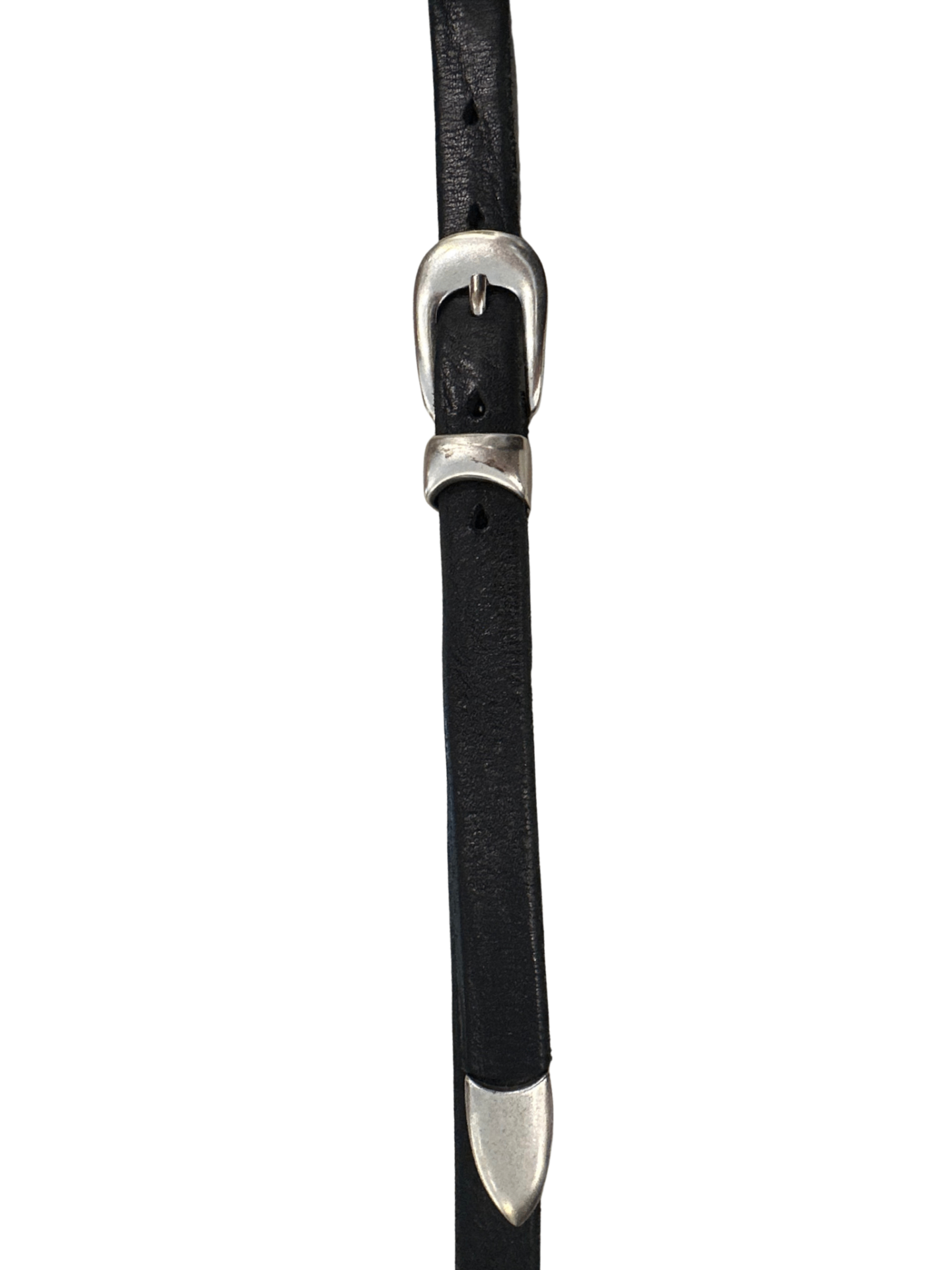 Classic Silver Belt Black / 90cm