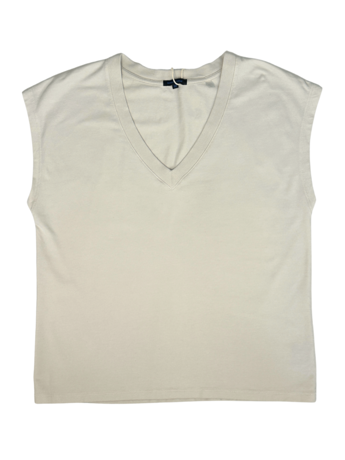 Pima Cotton Stretch V-Neck Dolman Tee Nude / Size XS