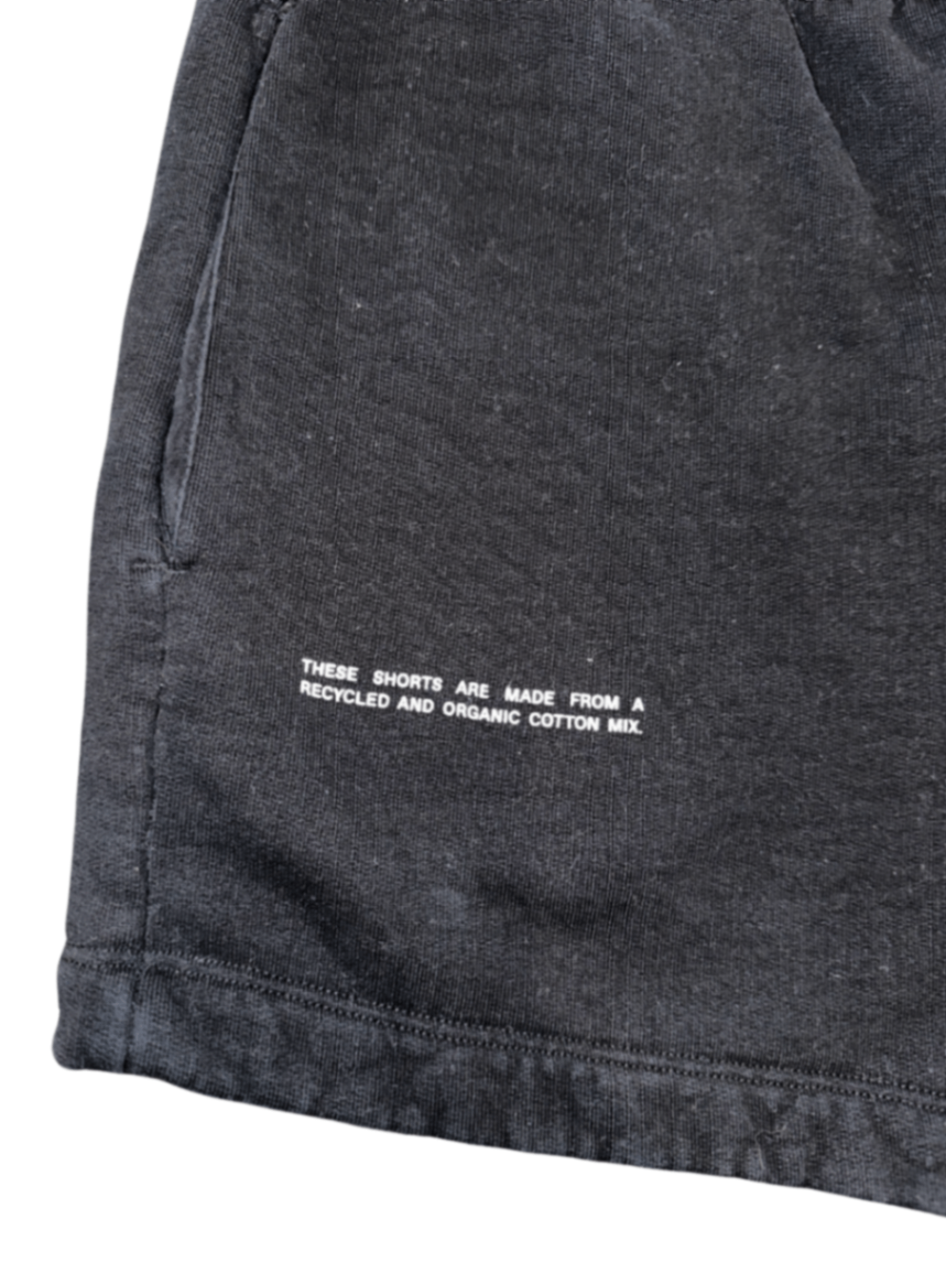 Midweight Organic Recycled Cotton Shorts Black / Size M