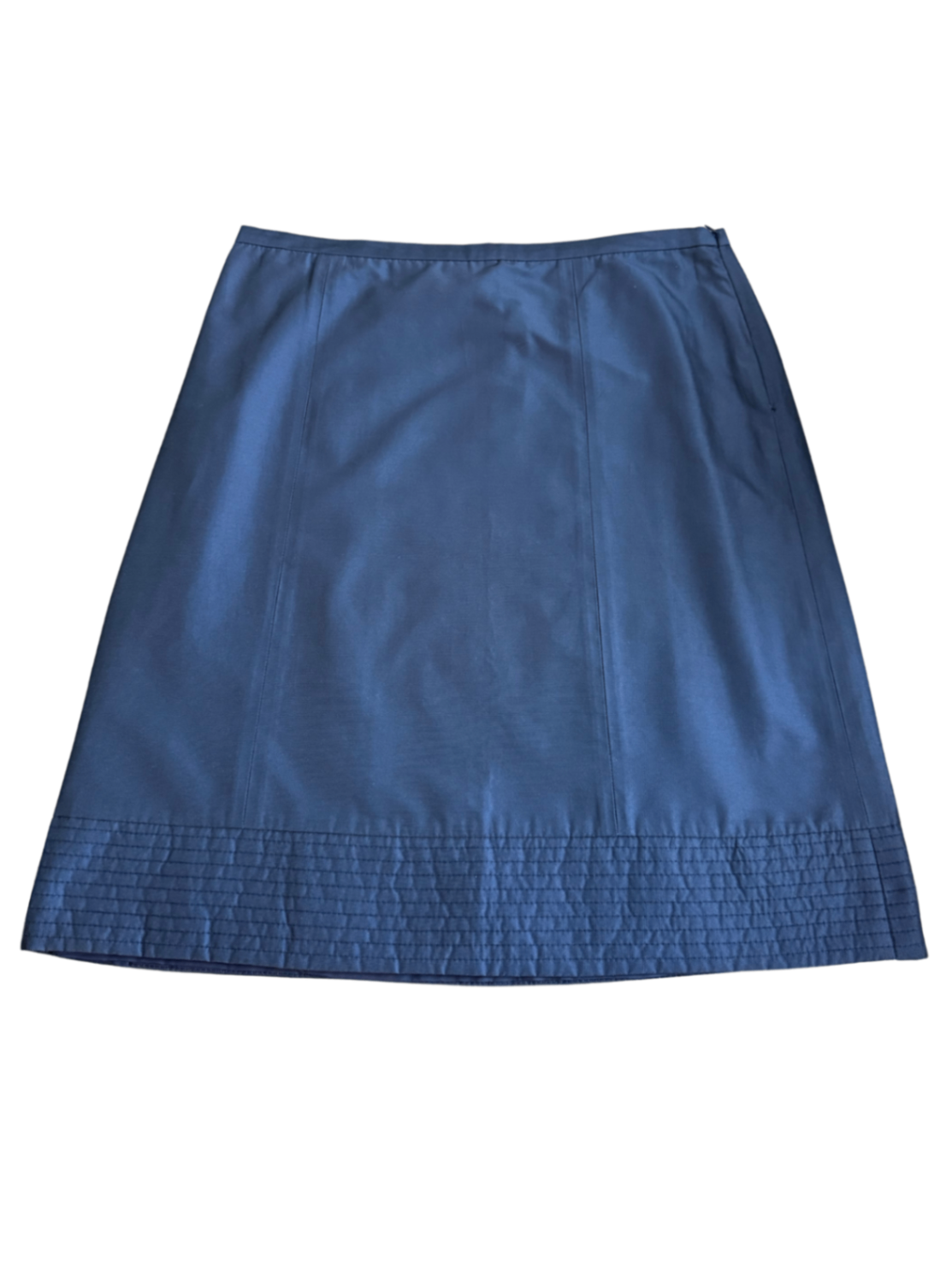 A-Line Hem Stitch Skirt Navy / Size 12