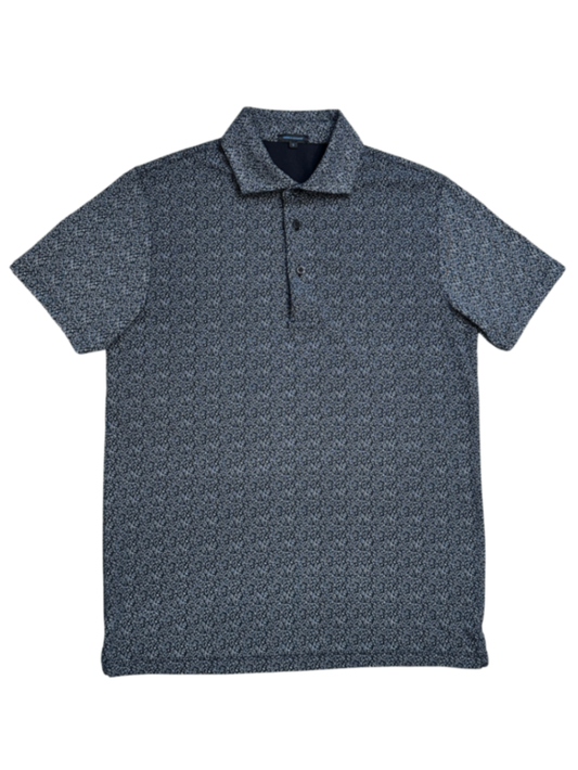 Pima Polo Navy Botanical / Size S