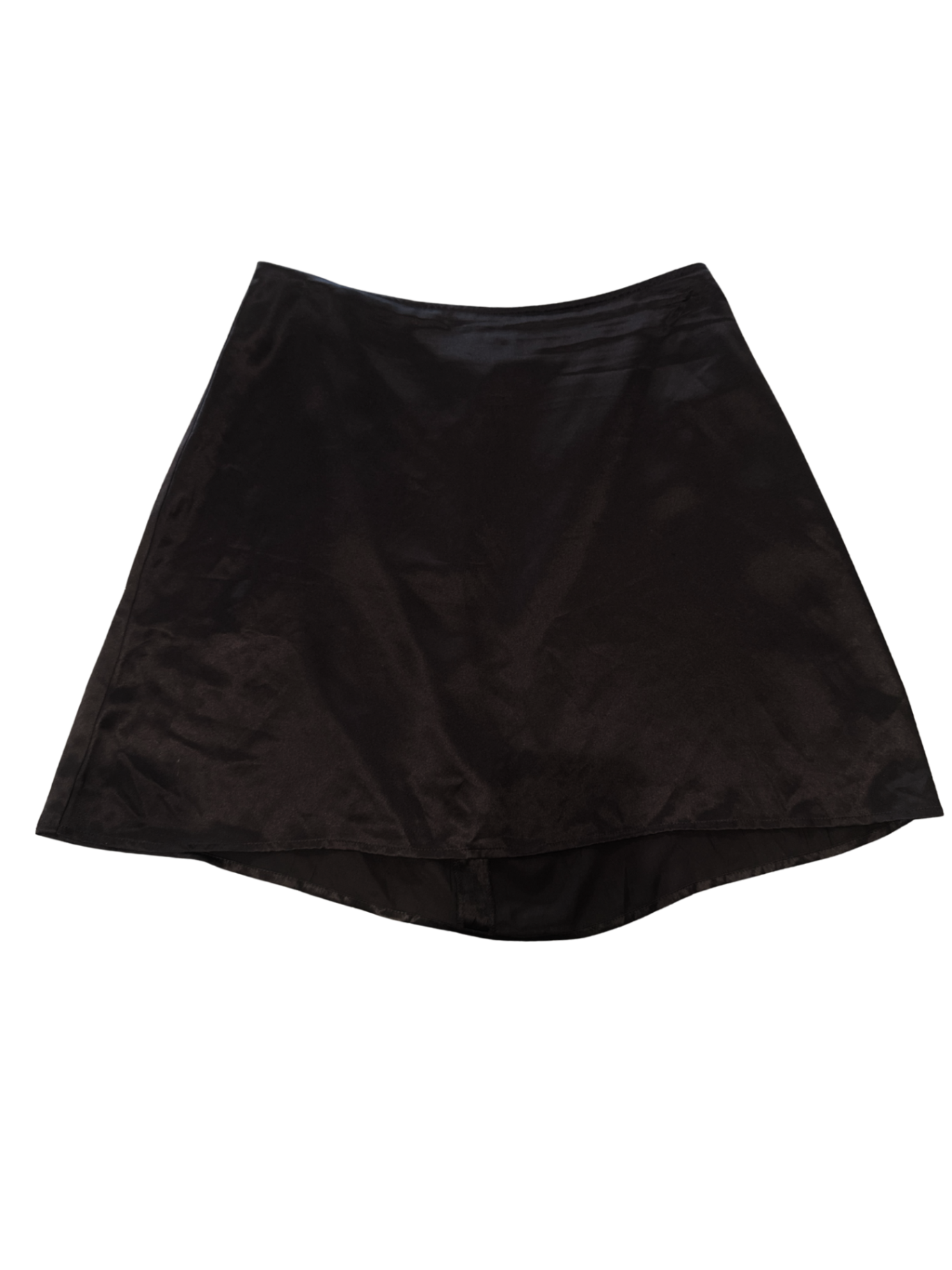Silk Mini Skirt Black / Size 8